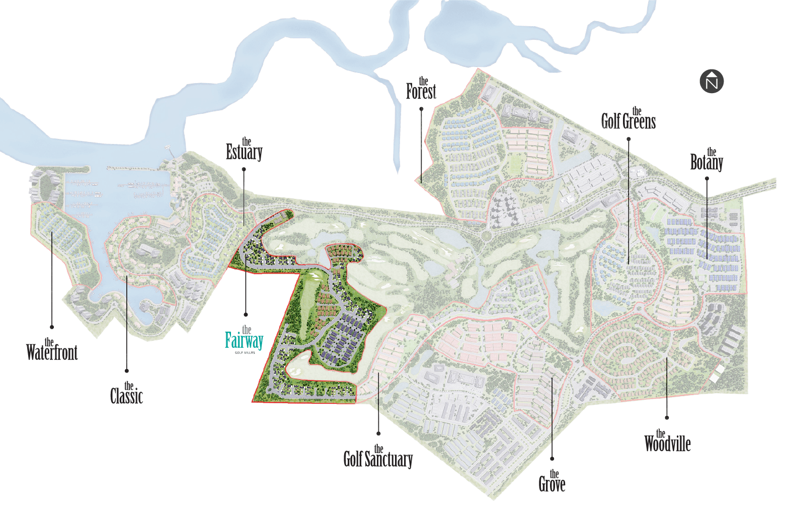 The Fairway siteplan